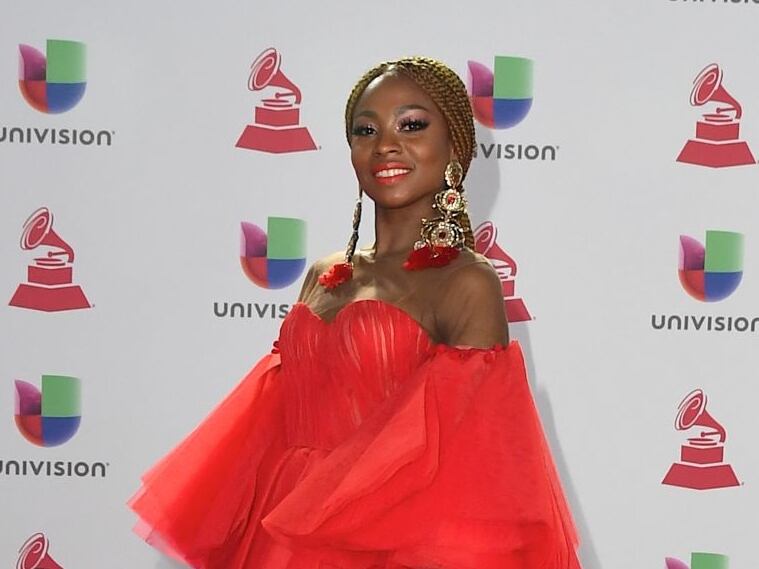 LAS VEGAS, NV - NOVEMBER 15:  Gloria 'Goyo' Martinez of ChocQuib Town attends the 19th annual Latin GRAMMY Awards at MGM Grand Garden Arena on November 15, 2018 in Las Vegas, Nevada.  (Photo by Mindy Small/FilmMagic)