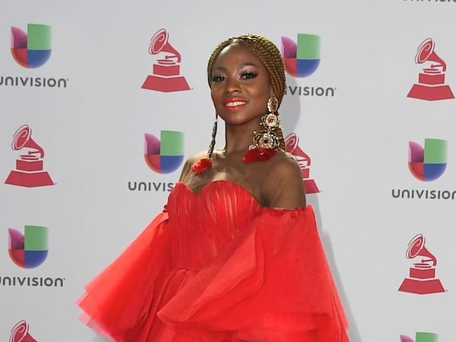 LAS VEGAS, NV - NOVEMBER 15: Gloria 'Goyo' Martinez of ChocQuib Town attends the 19th annual Latin GRAMMY Awards at MGM Grand Garden Arena on November 15, 2018 in Las Vegas, Nevada. (Photo by Mindy Small/FilmMagic)