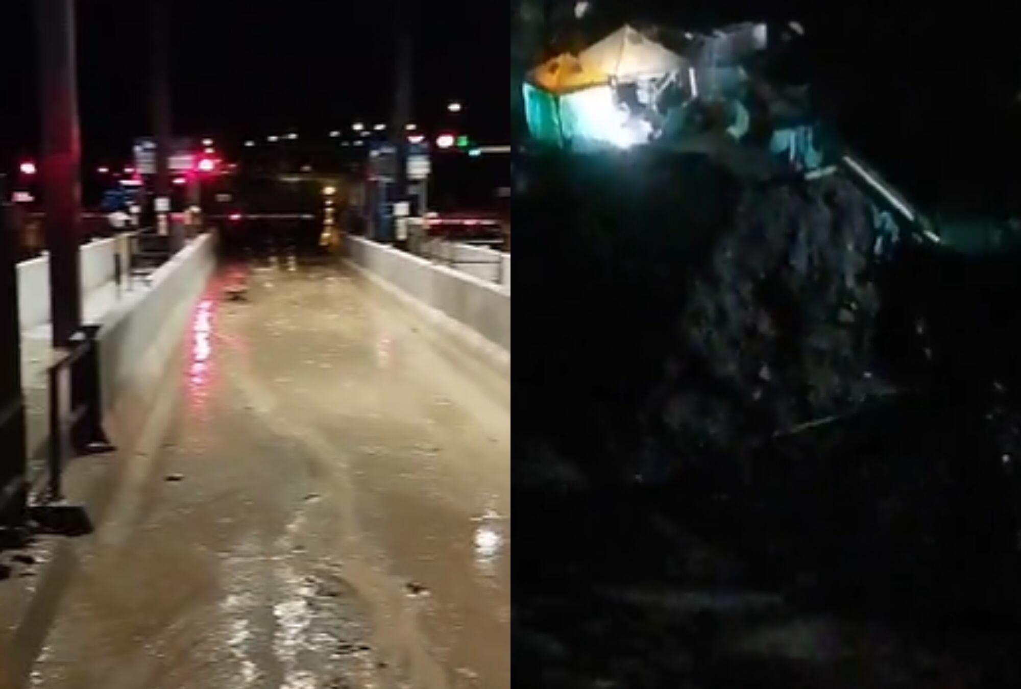 Emergencia por lluvias en Quetame. Foto: captura de pantalla videos Gobernación de Cundinamarca