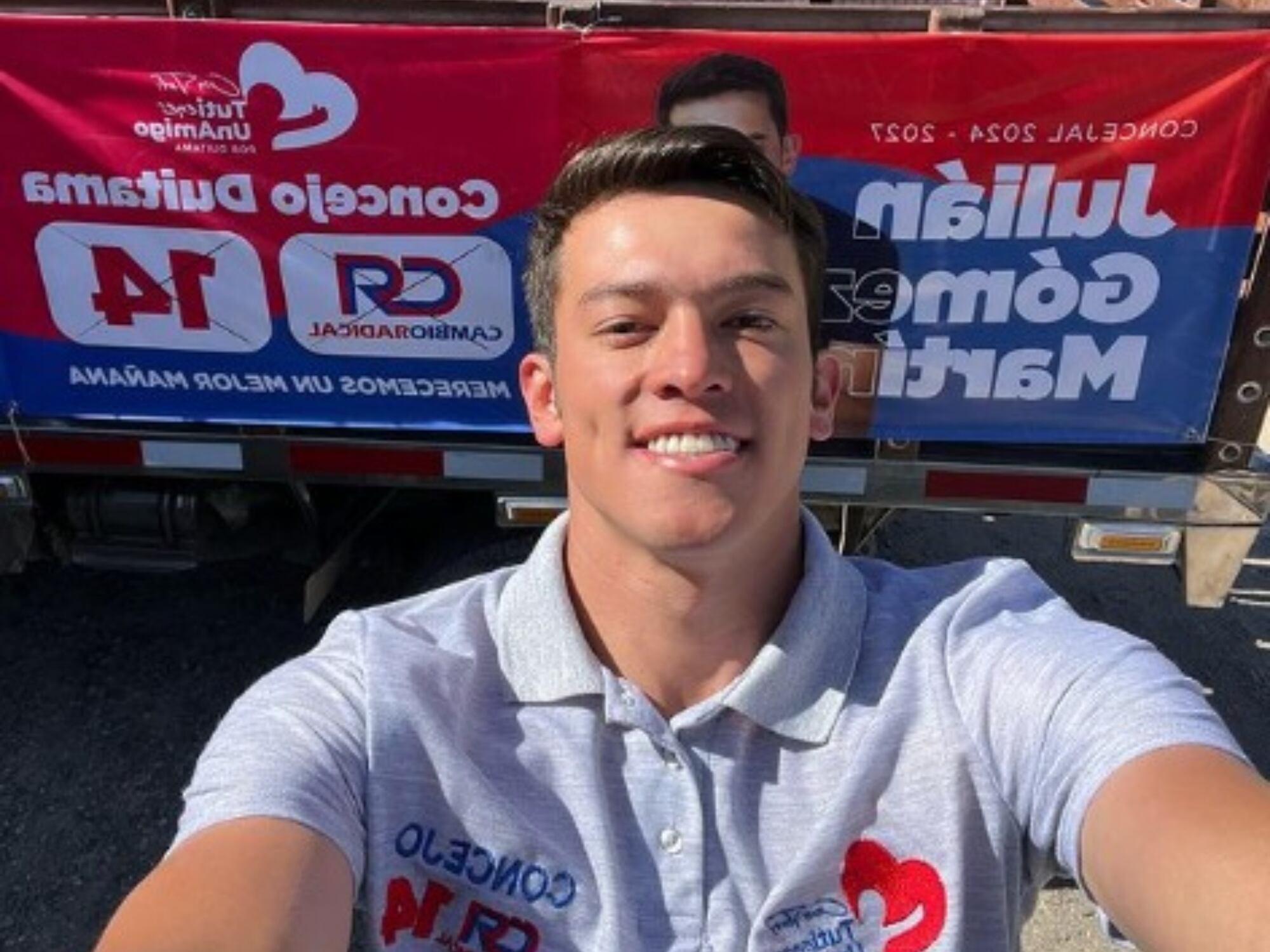 Julián Andrés Gómez, presidente del Concejo de Duitama. Foto: IG @tutticoncejal