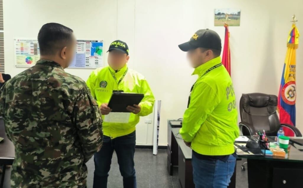 Capturan a capitán del Ejército. Foto: cortesía Ejército.