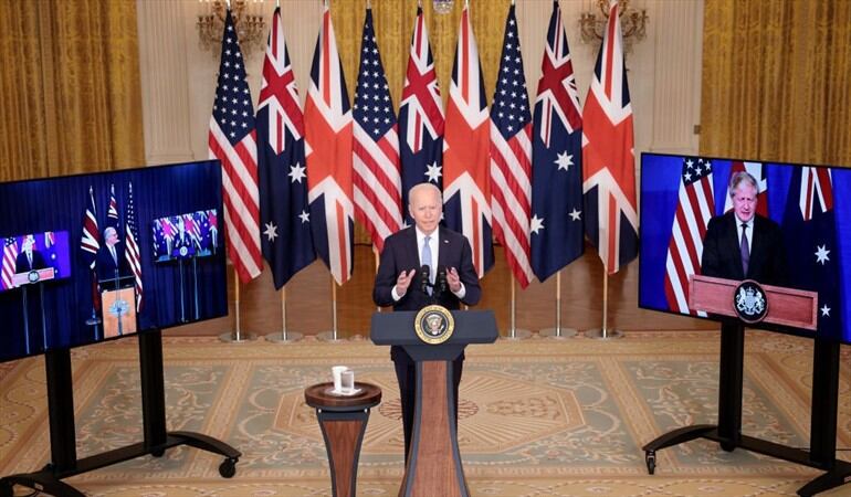 EE.UU., Australia y Reino Unido acuerdan histórico pacto de defensa frente a China. Foto: Getty Images/  Win McNamee / Fotógrafo de plantilla