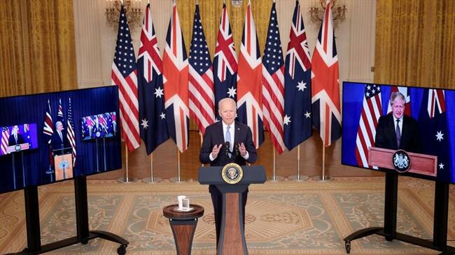 EE.UU., Australia y Reino Unido acuerdan histórico pacto de defensa frente a China. Foto: Getty Images/ Win McNamee / Fotógrafo de plantilla