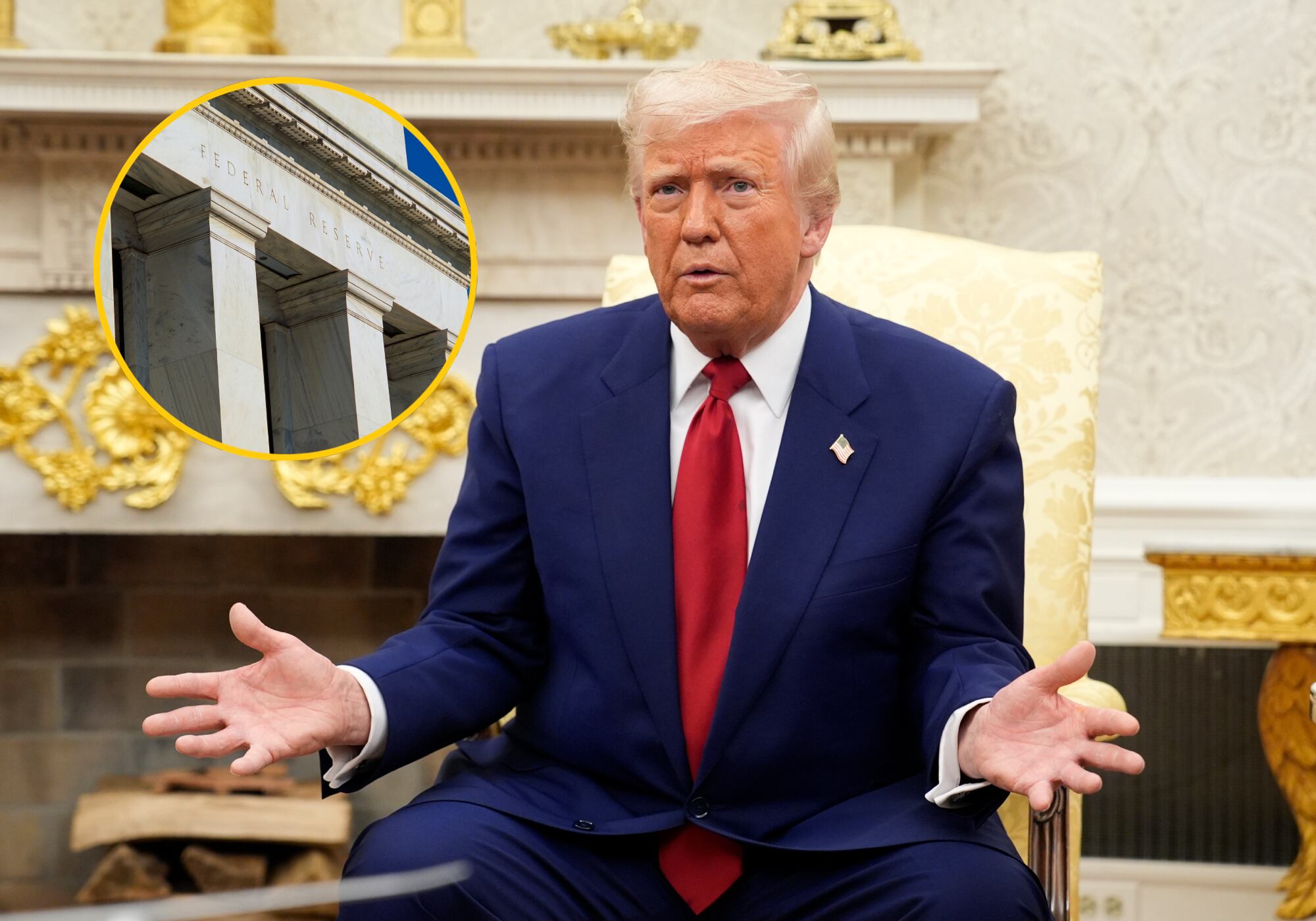 Trump despidió a una gobernadora de la Reserva Federal señalada por fraude hipotecario. Foto: EFE/ Getty Images.