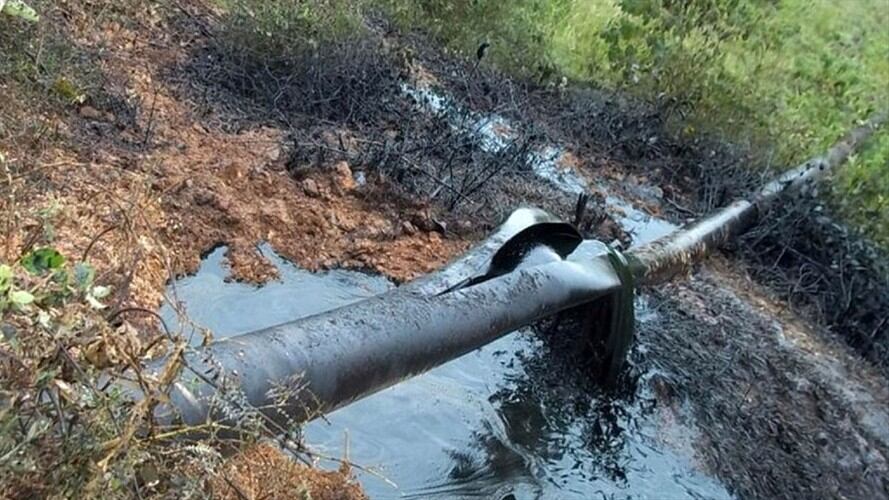 Atentado al Oleducto Caño Limón . Foto: Colprensa