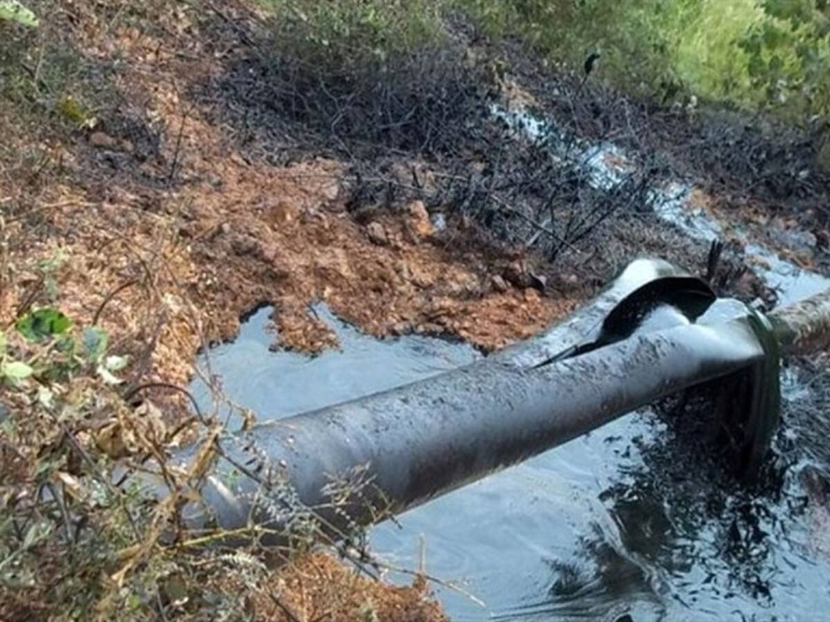 Atentado al Oleoducto Caño Limón Coveñas en el municipio de Tibú, Norte de Santander