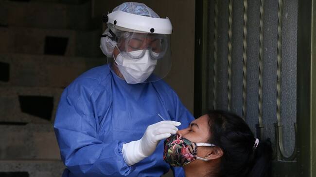 Casos de COVID-19 en Colombia. Foto: Colprensa