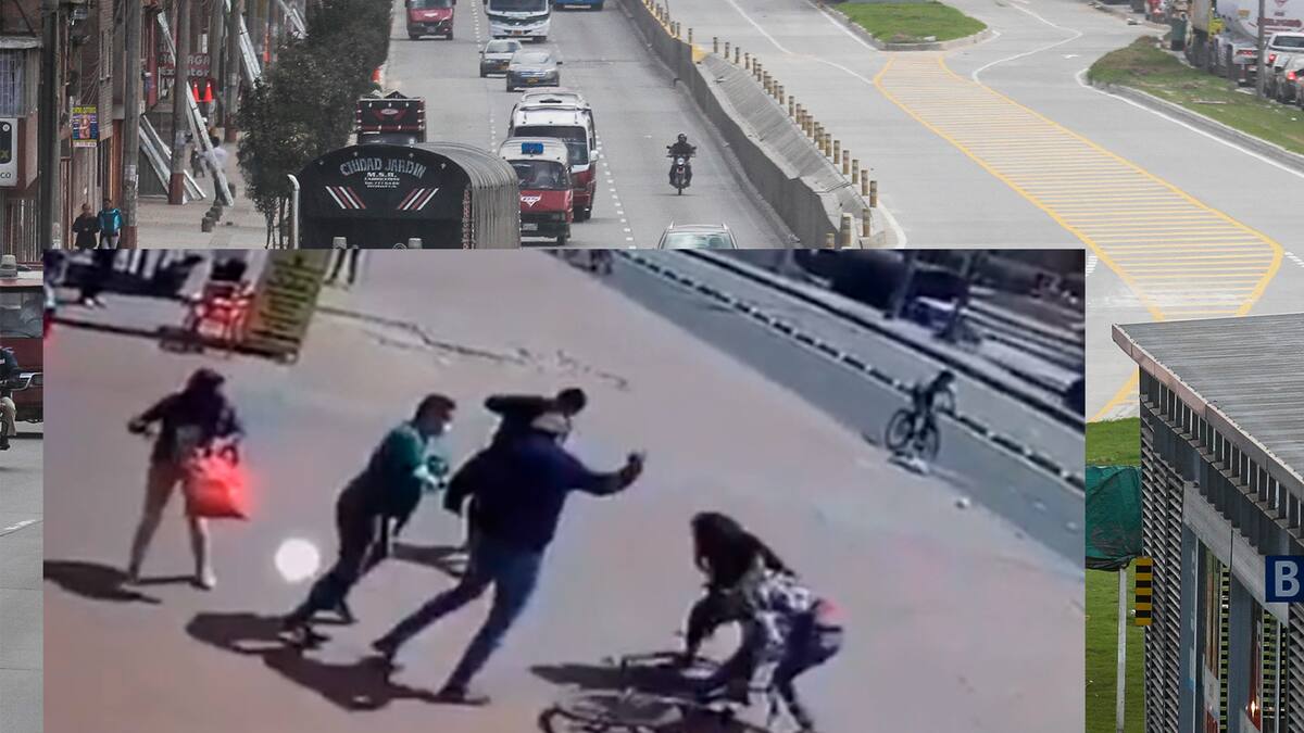 Video: Mujer no se dejó robar y se defendió despojándo al ladrón de la chaqueta y la bicicleta