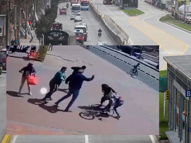 Video: Mujer no se dejó robar y se defendió despojándo al ladrón de la chaqueta y la bicicleta