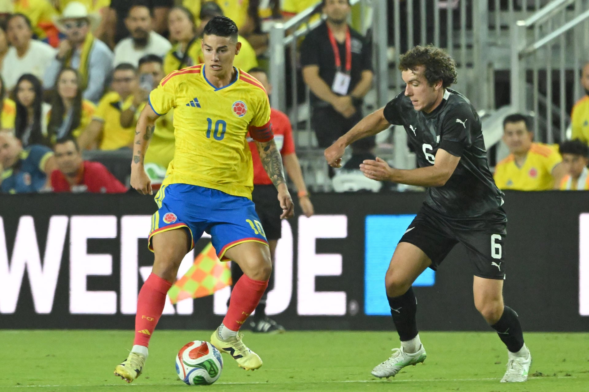 Selección Colombia vs. Nueva Zelanda. Foto: Getty Images.