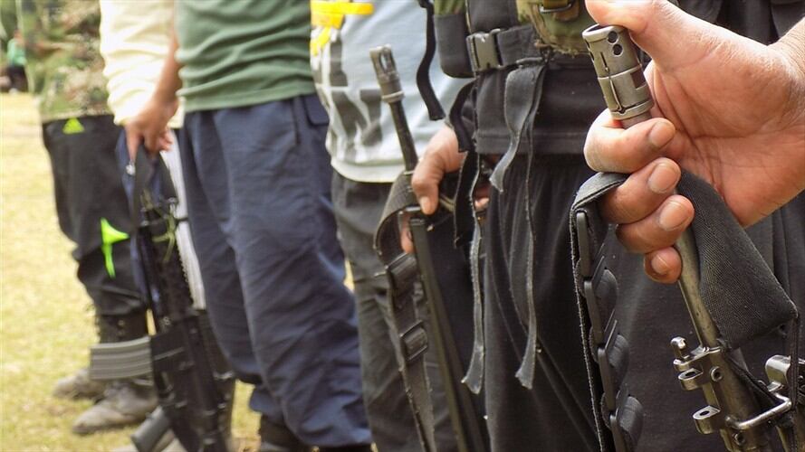 Enfrentamientos entre las disidencias de las Farc y el Ejército. Foto: Colprensa