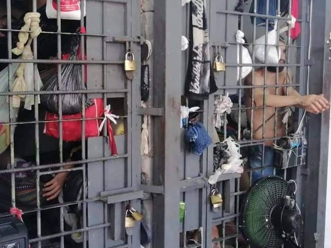 Hacinamiento en estaciones de policía de Cúcuta. / Foto: Archivo.