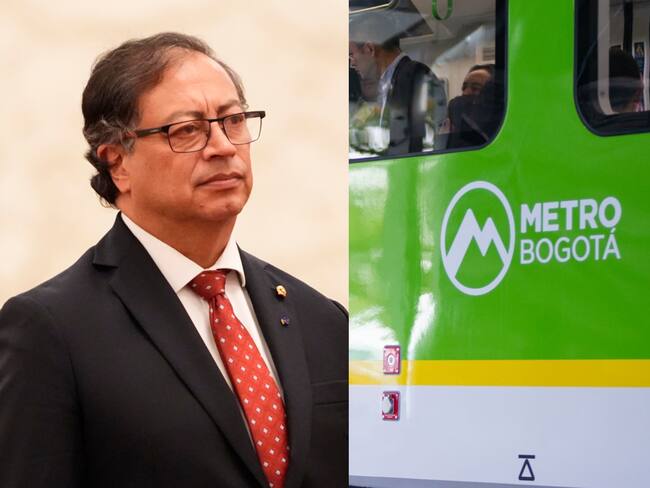Gustavo Petro y Metro Bogotá | Fotos: Colprensa