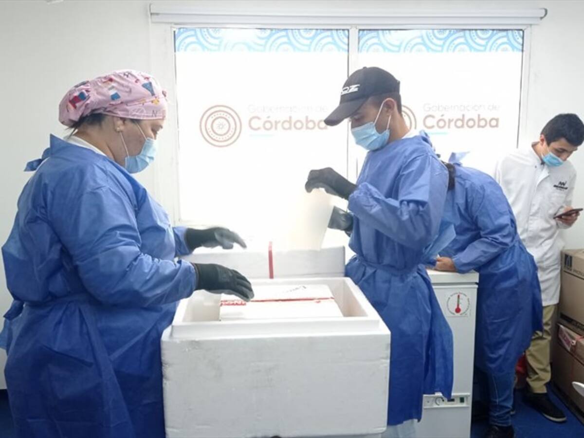 Más de 6.000 vacunas chinas del laboratorio Sinovac recibió el departamento de Córdoba