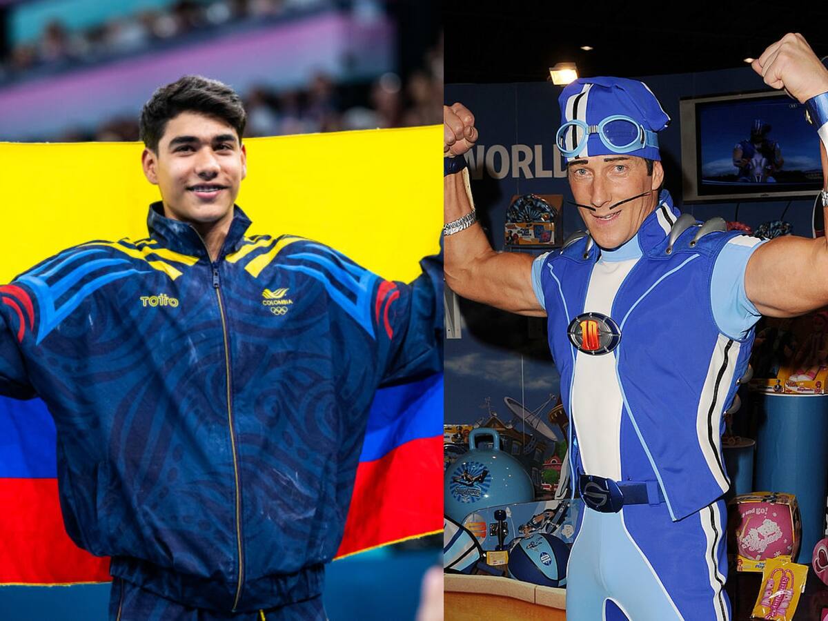 ‘Sportacus’ felicitó a Ángel Barajas por ganar medalla olímpica: era ídolo del deportista