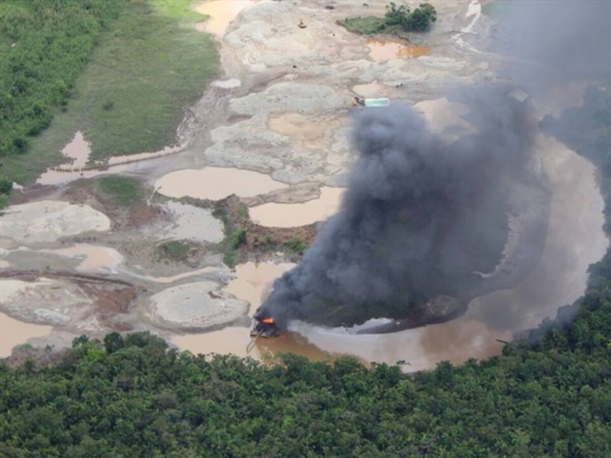 Golpe a la minería ilegal en el Chocó