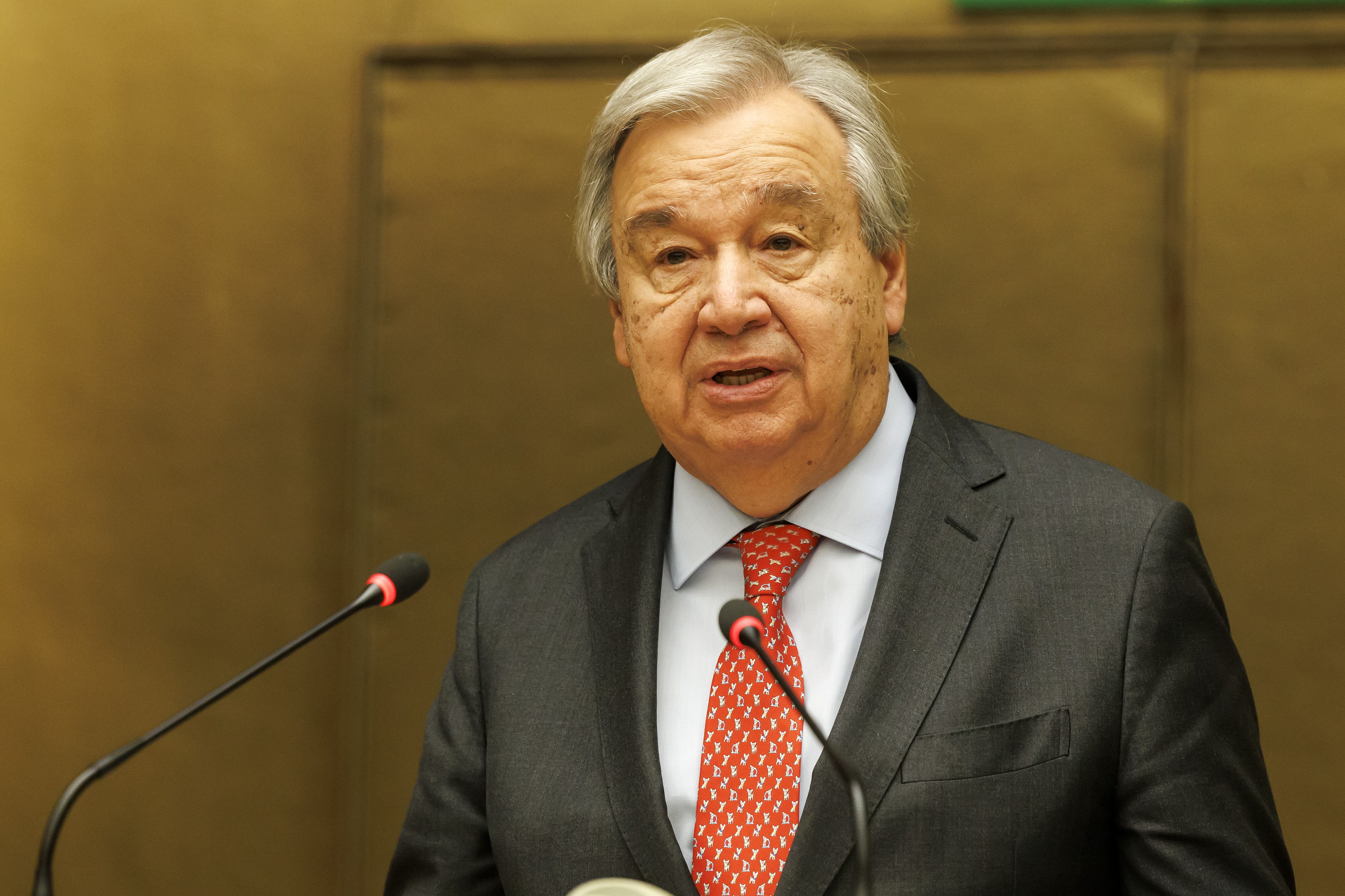Secretario General de la ONU, António Guterres. Foto: EFE/EPA/SALVATORE DI NOLFI