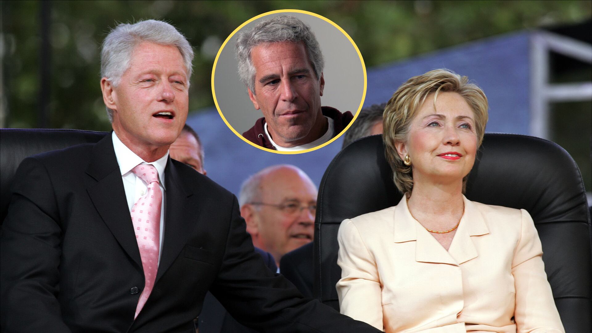 Expresidente de Estados Unidos Bill Clinton, exsecretaria de Estado de Estados Unidos y Jeffrey Epstein . Foto: Michael Appleton/NY Daily News Archive via Getty Images/Rick Friedman/Rick Friedman Photography/Corbis via Getty Images