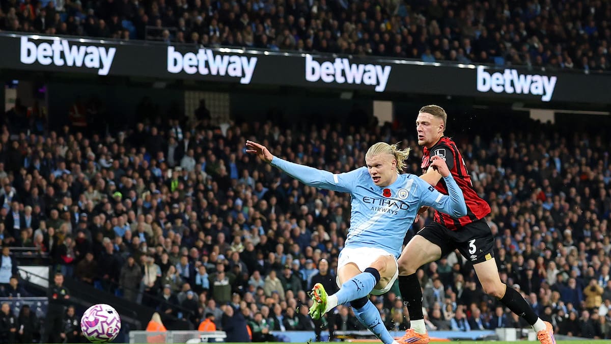 Manchester City venció 3-1 al Bournemouth y se quedó con el segundo lugar de la Premier League