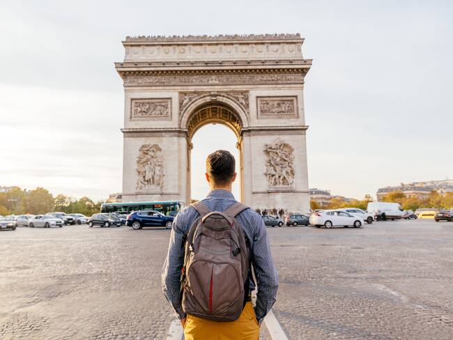 Turismo en Francia. Imagen de referencia del Arco del Triunfo. Foto: Getty Images.
