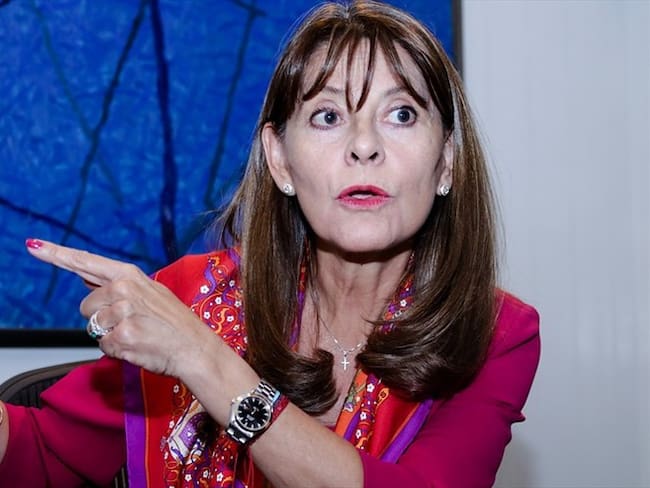 Marta Lucía Ramírez, representante del Partido Conservador. Foto: Colprensa/Diego Pineda
