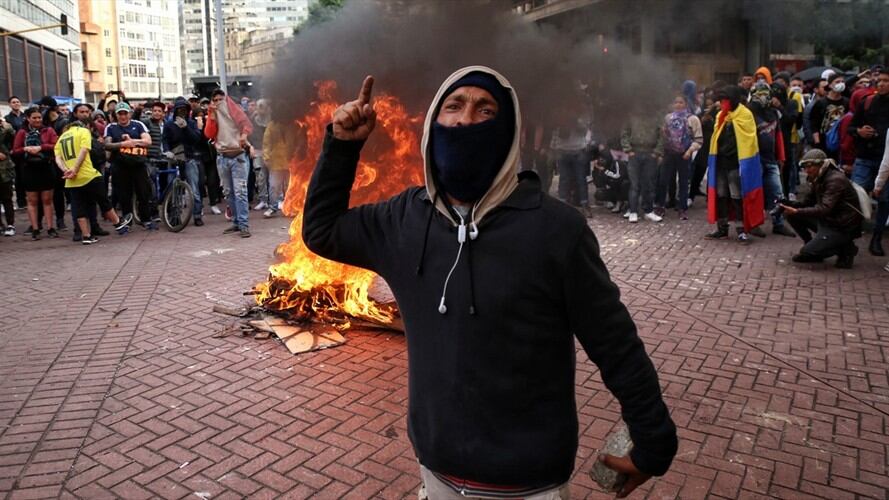 Marchas Medellín. Foto: Colprensa