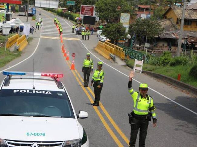Vía Manizales - Medellín. Crédito: Imagen de referencia y de archivo.