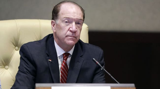 El presidente del Banco Mundial, David Malpass.