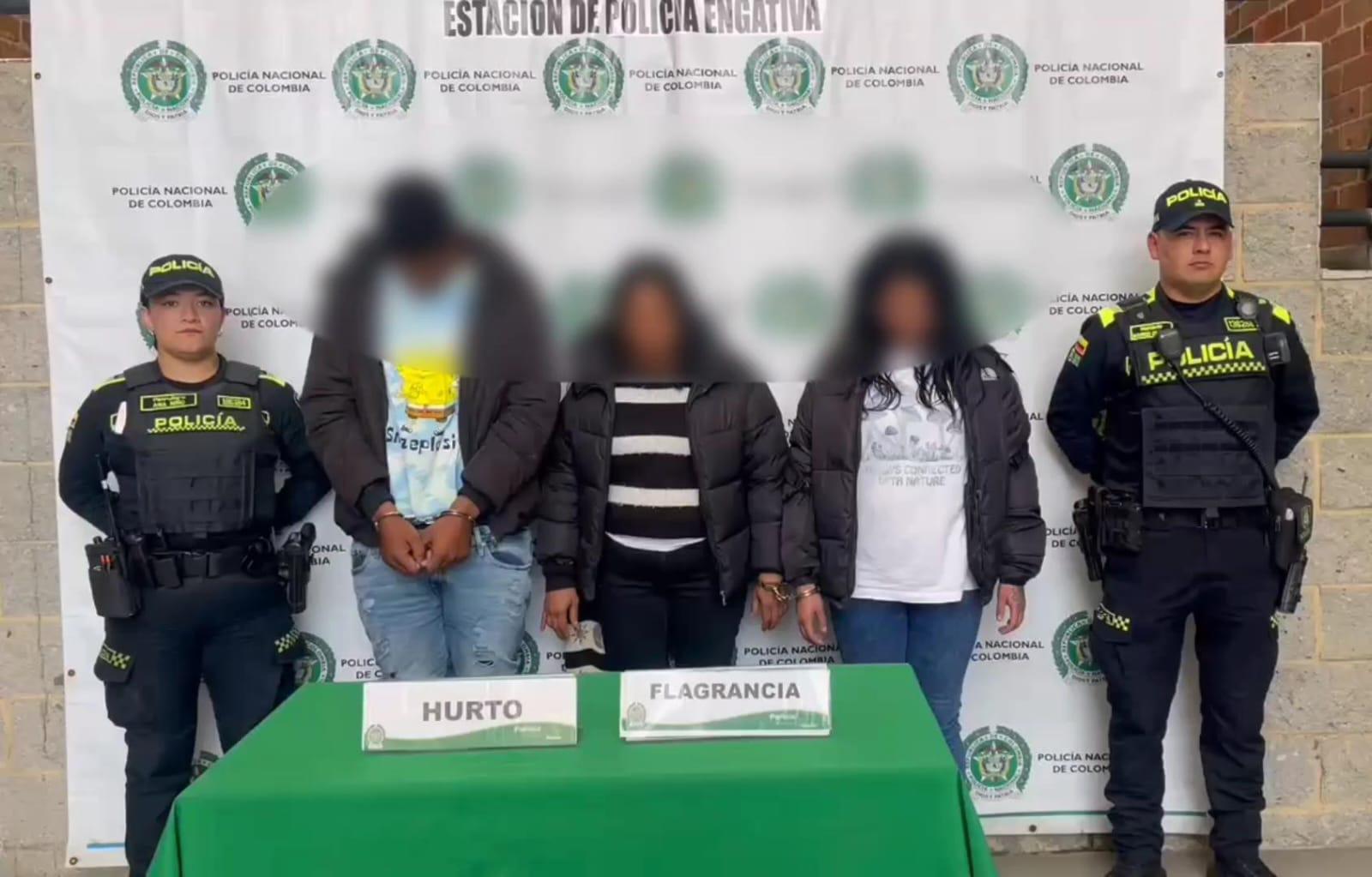 Captura en Bogotá. Foto: cortesía Policía Metropolitana.