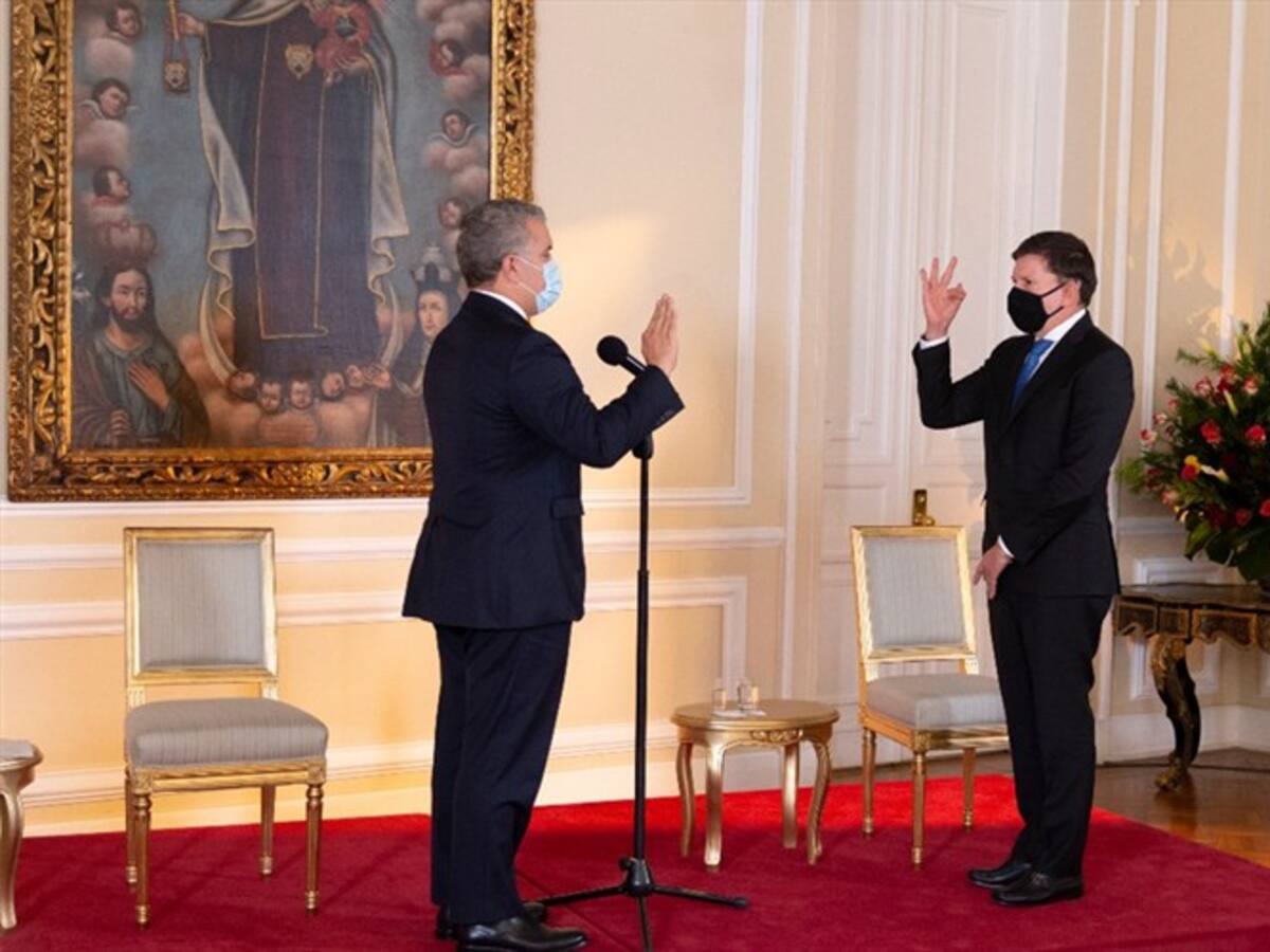 Duque posesiona a Wilson Ruiz como ministro de Justicia y encomienda modernizar el sector