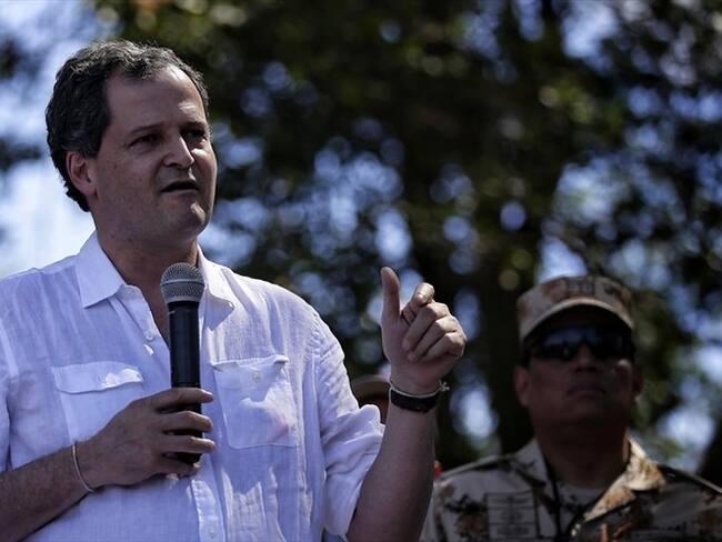 Sergio Jaramillo, alto comisionado para la paz. Foto: Colprensa - Luisa González