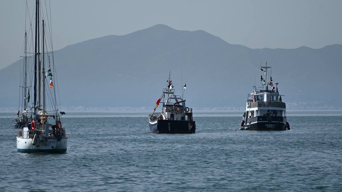 Israel interceptó una nueva flotilla para Gaza, con nacionales de 23 países de los 5 continentes