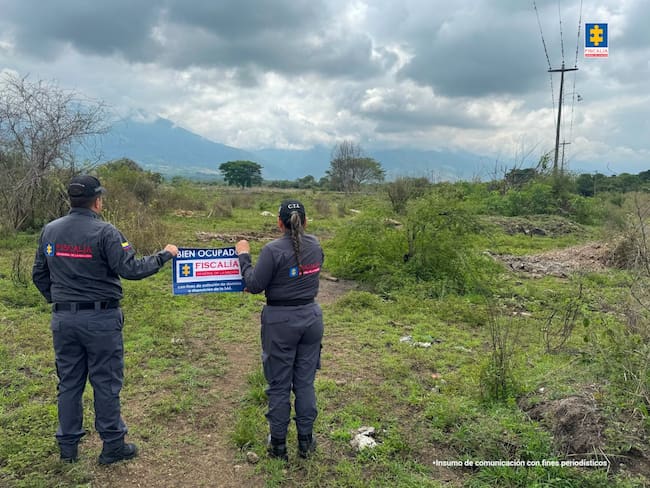 Los terrenos habrían sido comprados en 1992 con dinero del narcotráfico, a través de una empresa fachada. Foto: Fiscalía.