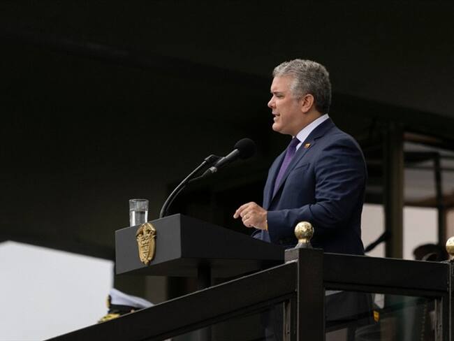 Durante su discurso el mandatario habló de la urgencia de reformar la justicia para que sea más cercana a los ciudadanos, mediante el mecanismo más expedito. . Foto: