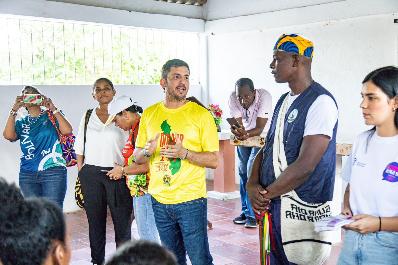 Con una jornada con la comunidad, la Gobernación de Bolívar rechaza la violencia de género en el departamento | Foto: Cortesía.