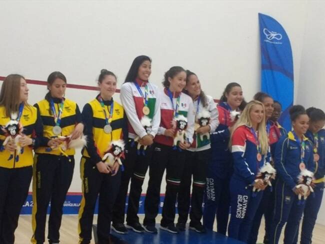 México logró el primer lugar en Squash en estos Juegos, Colombia fue Subcampeona