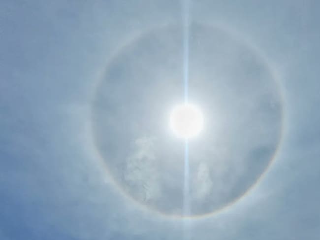 Sol en Bogotá | Foto: Redes Sociales