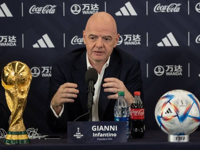 Presidente de la Fifa, Gianni Infantino. (Photo by Yuki IWAMURA / AFP) (Photo by YUKI IWAMURA/AFP via Getty Images)
