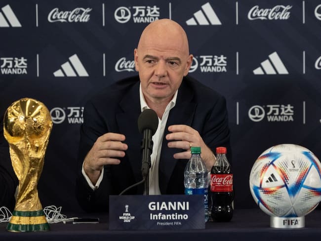Presidente de la Fifa, Gianni Infantino. (Photo by Yuki IWAMURA / AFP) (Photo by YUKI IWAMURA/AFP via Getty Images)