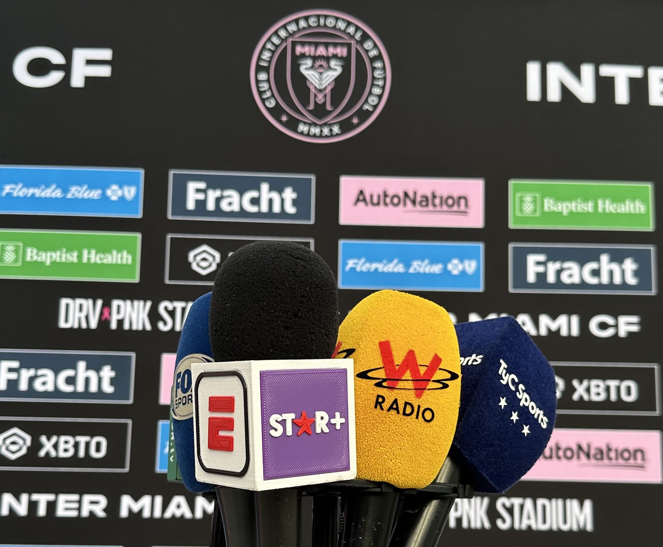 Actividades de prensa del Inter Miami antes del debut de Messi en la Leagues Cup. Foto: David Gómez
