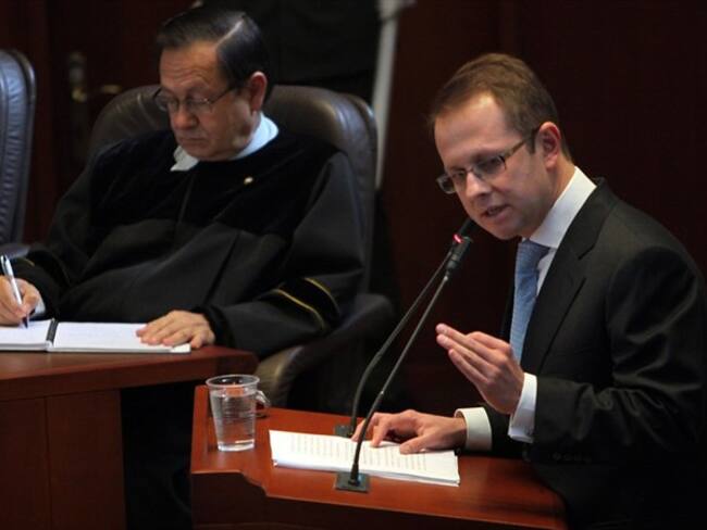 ¿Qué opina sobre una eventual doble conformidad para aforados que han sido condenados?. Foto: Colprensa - Andrés Felipe Arias