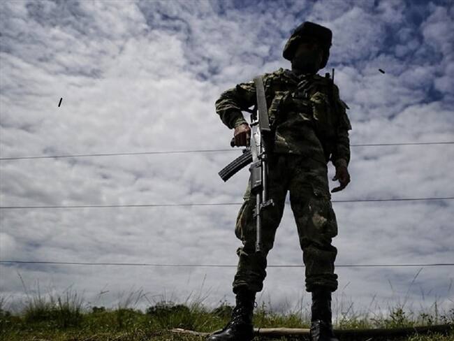 Soldado colombiano. Foto: Colprensa - Álvaro Tavera
