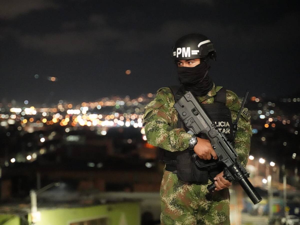 Ladrones robaron el fusil de un soldado en Bogotá