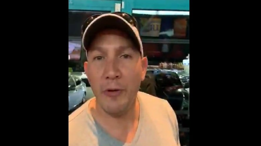 Luís Carlos Hernández, hijo del exalcalde de Bucaramanga, quien está salpicado en el caso de Vitalogic pasó Migración sin ninguna dificultad. .. Foto: Suministrada.