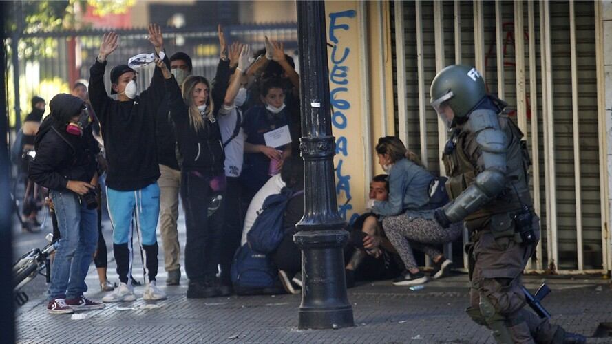Protestas en Chile. Foto: Getty Images