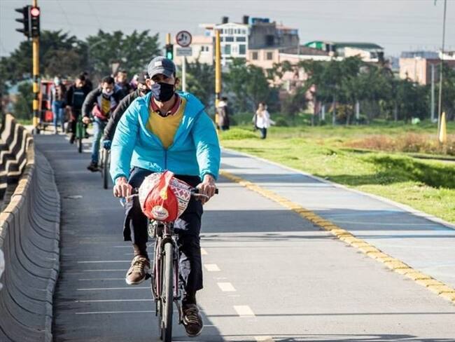 El Distrito explicó que esta nueva ciclorruta beneficia a más de 7.400 ciclistas.. Foto: Twitter: @ClaudiaLopez