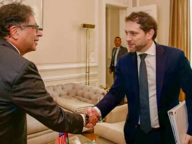 Reunión entre el presidente Petro y Jon Finer. Foto: Presidencia de la República.