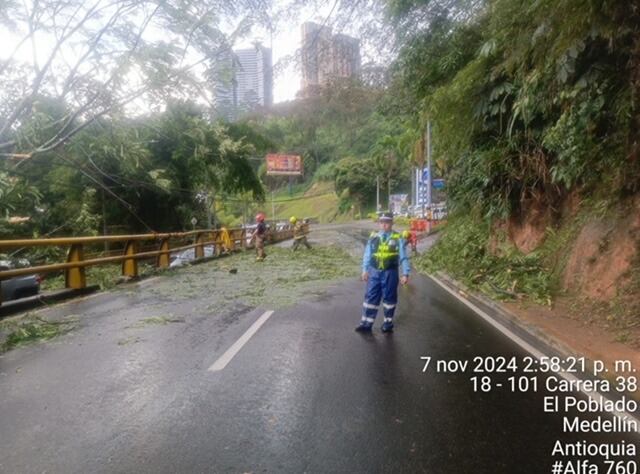 Emergencia por lluvias en Medellín