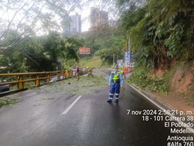 Emergencia por lluvias en Medellín