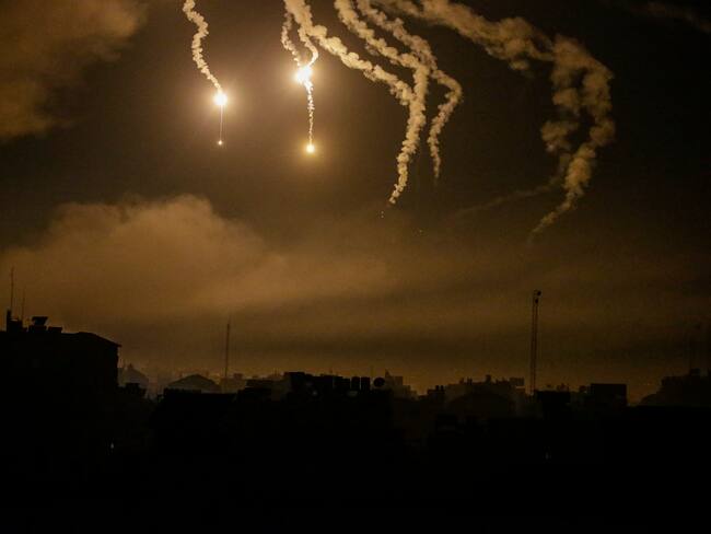 Bombardeos en Gaza. EFE/EPA/MOHAMMED SABER